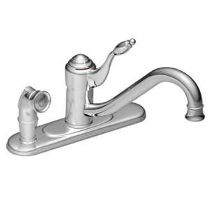 Moen 7309 Castleby One Handle Low Arc Kitchen Faucet, Chrome (Not CA 