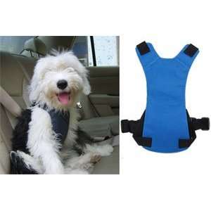   Fit Soft Safety Dog Pet Walk Seat Belt Car Outward Harness Xlarge Blue