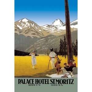 Palace Hotel St. Moritz   Paper Poster (18.75 x 28.5 
