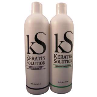 Keratin Solution Daily Keratin Shampoo and Keratin Shampoo 16oz each