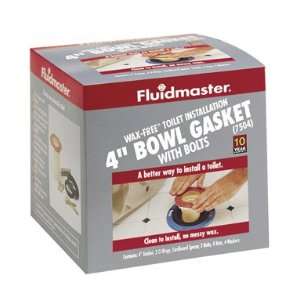  Fluidmaster 7504 Wax Free Bowl Gasket for 4 inch Drain 