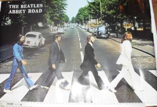 Huge 56x36 vintage beatles Abbey Road oversized poster  
