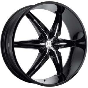 24 inch Helo HE866 black wheels rims 6x132 +35  