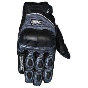  Joe Rocket Kawasaki ZX Gloves   X Large/Gunmetal/Black 