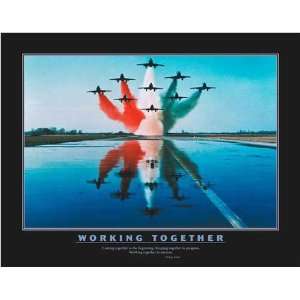 Working Together (Patriotic) Poster Print, 14x11