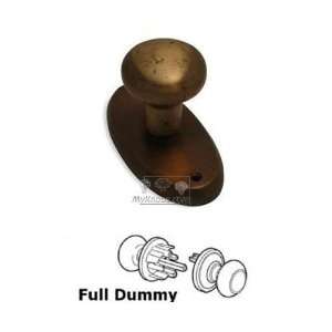     full dummy round knob with oval plate in golde