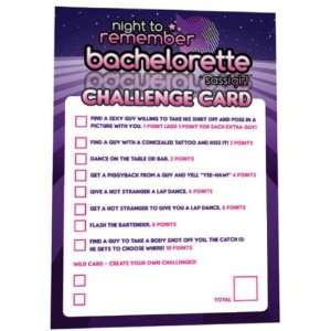  Night to Remember Bachelorette Challenge Cards by 