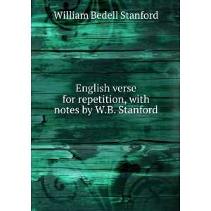   , with notes by W.B. Stanford William Bedell Stanford Books