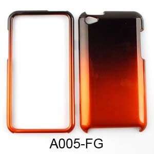  Apple iPod Touch 4 Two Tones, Black and Orange Hard Case 