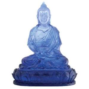 Buddhist Blue Amitabha Religious Buddhism Statue Figurine Collectible 