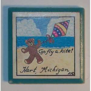  Go Fly A Kite Hart Michigan Magnet
