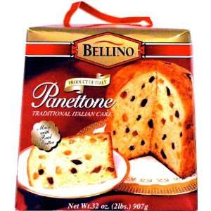 Bellino Panettone In Tin, 2 Pound Box  Grocery & Gourmet 