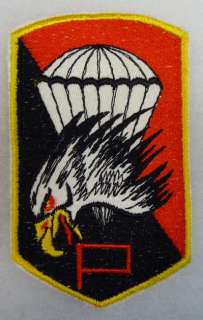 1970s GUATEMALA 1st PARACHUTE COMPANY HQ PLATOON PATCH  