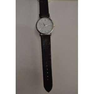    CASUAL PC QUARTZ WRIST WATCH WITH BROWN PU LEATHER BAND Beauty