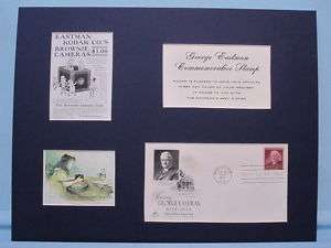George Eastman & The Brownie Camera & First day Cover  