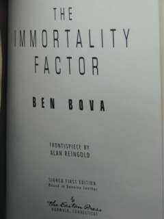 We have quite a few book autographed by Ben Bova for sale, most first 