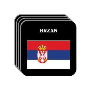  Serbia   BRZAN Set of 4 Mini Mousepad Coasters 