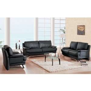   9250 Black Modern Living Room Set 9250 LR SET