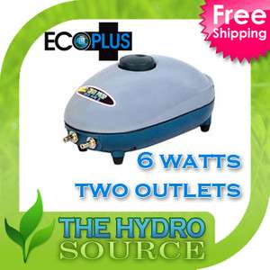 Ecoplus Air 2 Two Outlet Pump   aquarium hydroponics eco plus variable 