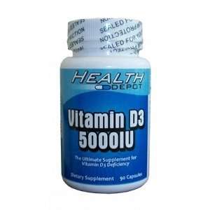 Health Skin Care Immune System Vitamin D3 5000iu Calcium Supplement 
