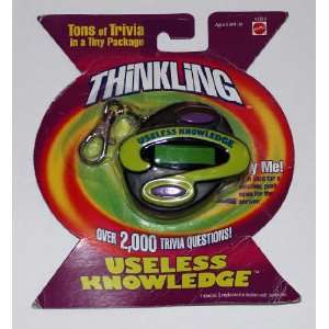  USELESS KNOWLEDGE QUESTIONS HANDHELD LCD GAME Toys 