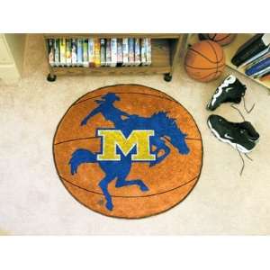  McNeese State University Round Basketball Mat (29 