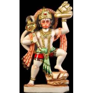   of Shri Hanuman   White Marble Sculpture