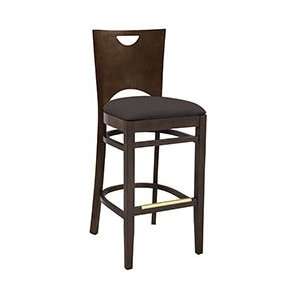 and A Commercial Seating 9693 Solid Back Bar Stool 
