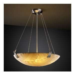 Justice Design Group PNA 9641 35 BANL NCKL Porcelina 3 Light Pendant 