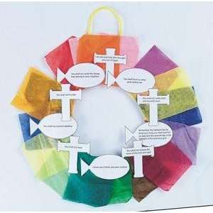  Ten Commandments Wreath Craft Kit (Makes 24) Toys & Games