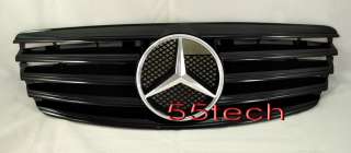 Mercedes Benz W211 Grill E320 E500 E55 03~06 All Black Grill AMG CL 