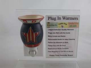 Plug In Warmer Red Barn Star Detachable Base 536 works with Scentsy 