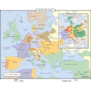  Universal Map 30401 World History Wall Maps   Europe 1815 