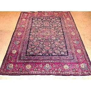    4x6 Hand Knotted kashan Persian Rug   69x47