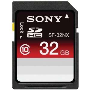  Sony Media 32 GB SDHC Flash Memory Card (SF32NX/TQ) SONY 