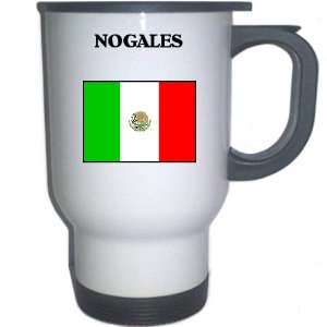 Mexico   NOGALES White Stainless Steel Mug