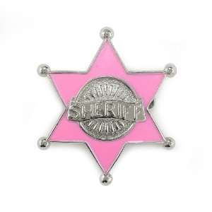 Lets Party By Forum Novelties Inc Pink Sheriff Badge / Pink   Size One 