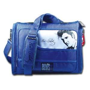 Elvis Jean Laptop Case with One Big Pocket at Front with Blue Picture 