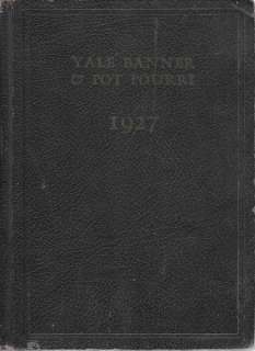 1927 Yale Banner & Potpourri Yearbook  