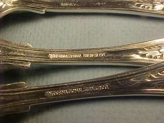 Four USN Officers Mess Silverplate Spoons  