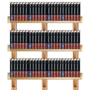  Wood Bookshelf   Three Tier   48 Wide X 48 High X 12 