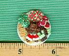 Teir Glass Tower Of Assorted Dollhouse Miniatures Cookies  