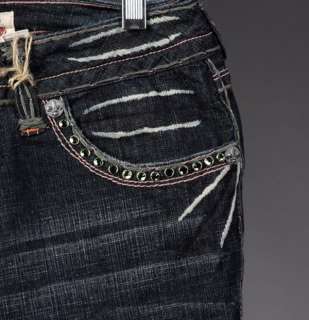 Laguna Beach Jeans womens HERMOSA Camo bootcut w/1G Crystals *SAMPLE 