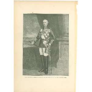    1900 Print British Field Marshal Viscount Wolseley 