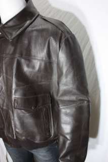 Vintage Mens Leather  A2 Flight Jacket 54 Tall  