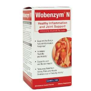  Marlyn Naturally Wobenzym N Enteric Coated Tabs, 800 Count 
