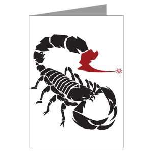  Greeting Cards (20 Pack) Tribal Scorpion 