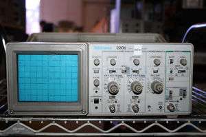 Tektronix Model 2205 20MHz Dual Channel Oscilloscope  