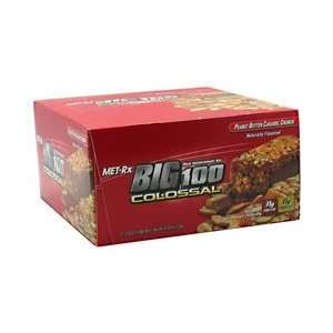 MET Rx Big 100 Colossal Meal Replacement Bar   Peanut Butter Caramel 