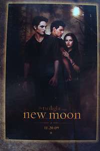 NEW 24x36 the Twilight saga New Moon movie poster NWT theater 